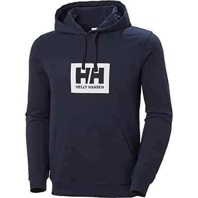 Helly Hansen HH Box Sudadera con Capucha, Azul Marino, XXL para Hombre