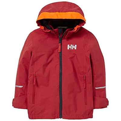 Helly Hansen K Shelter 2.0 - Chaqueta para niños de 7 años, color rojo