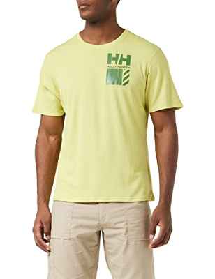 Helly Hansen LIFA Tech Graphic-Camiseta, 455 Endive, XX-Large para Hombre