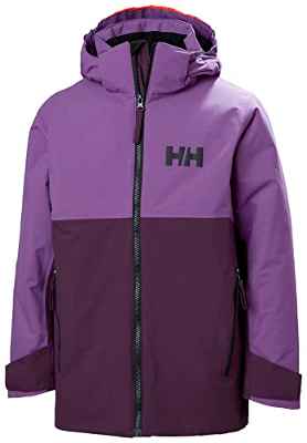 Helly Hansen W Imperial Puffy Jacket, Chaqueta De Pluma Para Acampada Y Marcha Niño Unisex Youth, Violeta (Purple), 16
