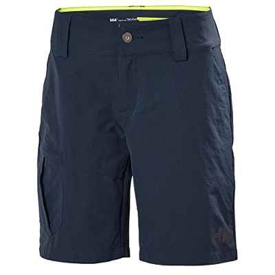 Helly Hansen W Qd Cargo Shorts Pantalones Deportivos, Hombre, Azul (Azul Navy 597), (Tamaño del Fabricante:32)
