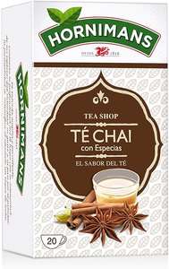 Hornimans Té Chai con Especias Ingredientes 100% Naturales 20 bolsitas,Con Teína (+en descripcion)