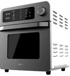 Horno Freidora Bake&Fry 1500 Touch. 15 Litros, 1700 W, Resultados más sanos, Pantalla táctil Acero inoxidable