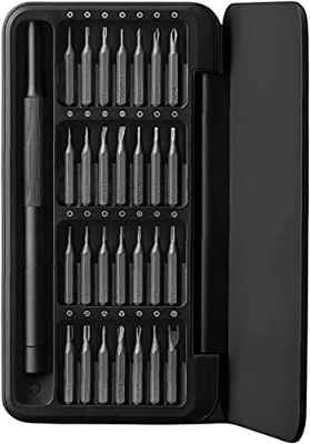 HOTO Destornilladores Precision Kit, Juego de Destornilladores Manual 28 en 1, Juego de Destornilladores con Magnetizador, Juego de Herramientas de Reparación para Electrónica/Computadora/Reloj/Gafas