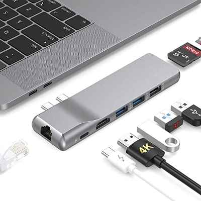 Hub USB-C CalmGeek 7 en 1