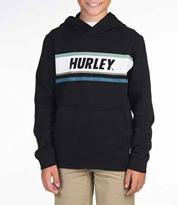 Hurley B Sporty Stripe Camiseta, Boys, Black, S