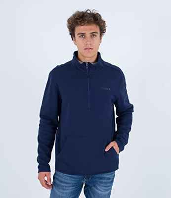 Hurley O&o Track Fleece, Sudadera Hombre, Obsidian, S