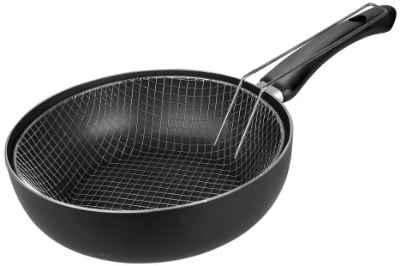 IBILI 410618 - Freidora con cestillo Inducta 18 cm Aluminio