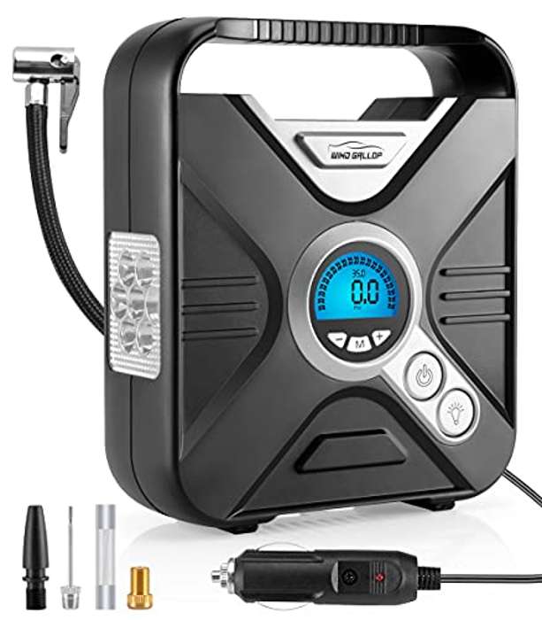 Inflador Ruedas Coche Portatil compresor 12V