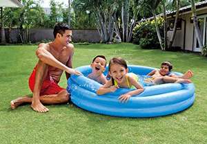 Intex 58426NP - Piscina hinchable 3 aros 147 x 33 cm, 288 litros, Color Crystal Blue