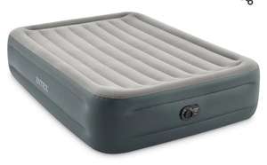 Intex 64126 Essential Rest Cama de Aire para Dos Personas, Peso Máximo 272 kg, 152 x 203 x 46 cm + Bolsa Guardado (Inflador Eléctrico)