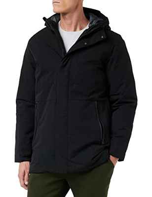 Jack & Jones Jprblatiger Parka Sn, Negro, XL para Hombre