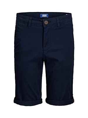 Jack & Jones Junior Jjibowie Jjshorts Solid Sa Jr Bermudas, Blazer Azul Marino, 164 para Niños