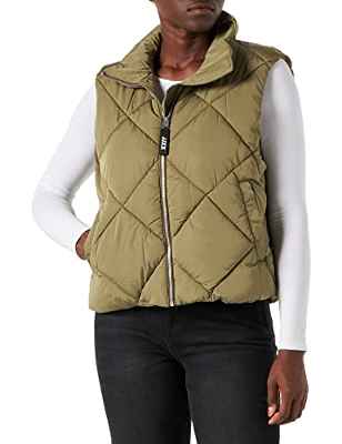 Jack & Jones Jxfume-Pantalón Corto Acolchado Chaqueta, Verde Oscuro, XS para Mujer