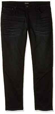 Jack & Jones Mike Original Jos 697 I.k Vaqueros, Black Denim, 36W / 34L para Hombre