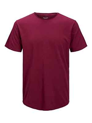 JACK&JONES JJEBASHER tee O-Neck SS Noos Camiseta, Rhododendron, M para Hombre