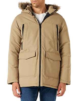 JACK&JONES JJECRAFT Parka SN Chaqueta, Elmwood, M para Hombre