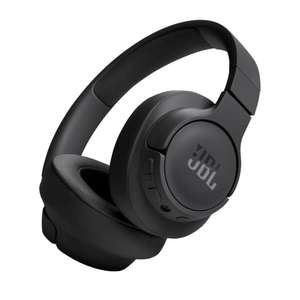 JBL Auriculares Tune 720BT, inálambricos por Bluetooth, 76 horas de reproducción con Pure Bass, plegables, negro