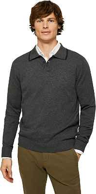 Jersey con Cuello Polo de algodón POLO CLUB