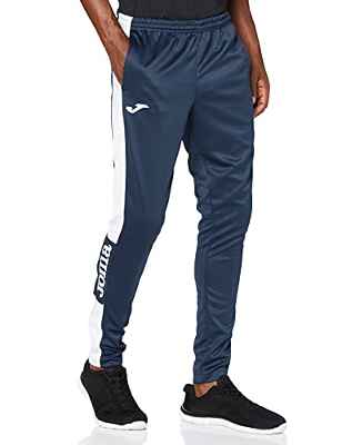 Joma 100761 Pantalones, Hombre, Marino Blanco, L