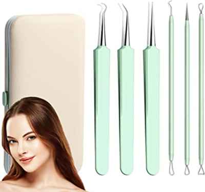  Juego de 6 utensilios iZhuoKe para limpieza facial