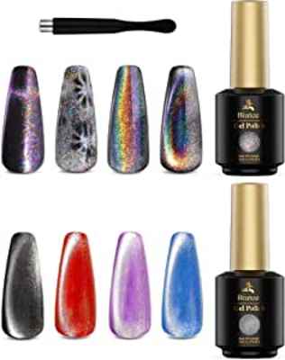 Juego de esmaltes semipermanentes Cat Eye de Biutee 