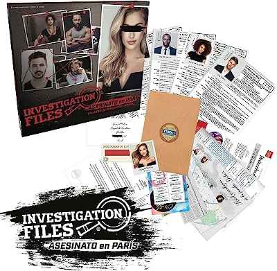  Juego de mesa Investigation Files: Asesinato en Paris