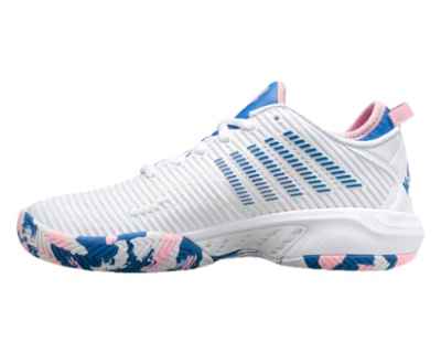 K-Swiss Hypercourt Supreme, Zapatos de Tenis Mujer, White Star Sapphire Orchid Pink, 39.5 EU