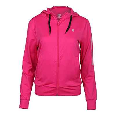 K-Swiss KS TAC Hypercourt Express Chaqueta de Tenis, Mujer, Pink Yarrow, L
