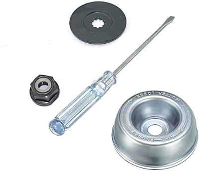 Kit de Adaptador de Cuchilla Stihl para máquina de jardinería para cortacésped, Placa de Conductor, Tuerca de Collar, Destornillador de Mantenimiento