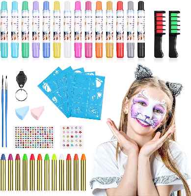 Kit pinturas faciales de Halloween