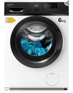 Lavadora 6 Kg Carga Frontal Bolero DressCode 6000N. Revoluciones Programables hasta 1000 RPM, 8 Programas