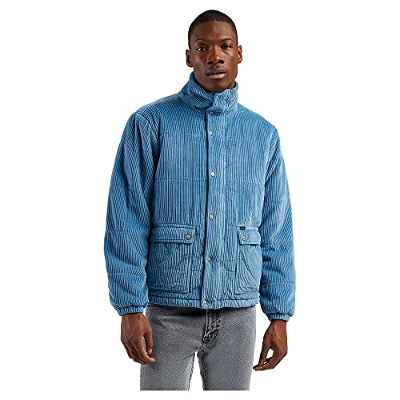 Lee Cord Puffer BLUE-L87FDC39 Chaqueta, Dreamy Blue, Small de los Hombres