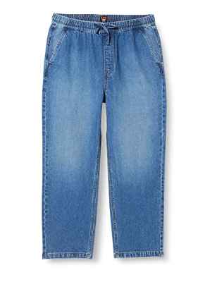 Lee Drawstring Pant Jeans, Worker Mid, X-Small de los Hombres