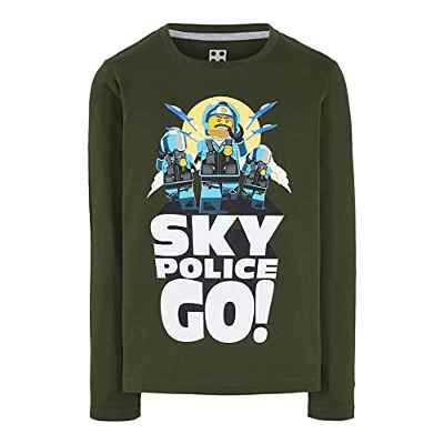 LEGO City Jungen Langarmshirt Camiseta, 887, 134 para Niños