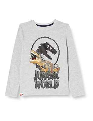 LEGO Jurassic World Jungen Langarmshirt Camiseta, 912, 104 para Niños