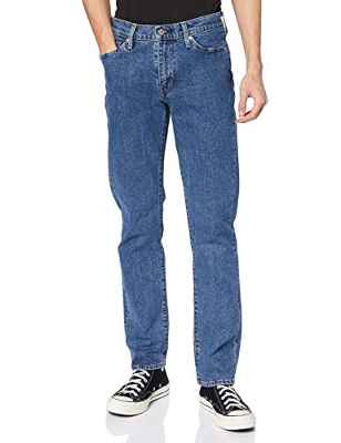 Levi's 514 Straight Jeans Vaqueros, Stonewash Stretch T2, 36W / 30L para Hombre