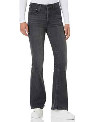 Levi's 726 High Rise Flare Vaqueros Mujer Washed Black Tide (Negro) 25 30