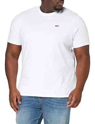 Levi's Big Original Logo tee T-Shirt, White +, 3XL para Hombre