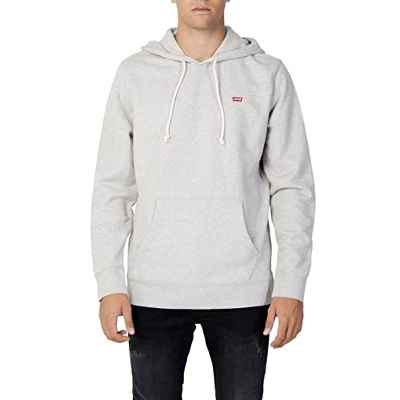 Levi's Hoodie Light Mist Heather, Sudadera Con Capucha, Hombre, Neutro (Do Not Use-Eco Gray Hthr), 29W / 30L