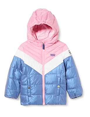 Levi's Kids Lvg Lurex Tape Mw Puffer, Prendas de Exteriores para Niñas, Azul (Twilight Blue), 2 años