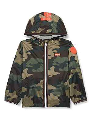 Levi's kids LVN Essential Windbreaker 6EE311 Cortavientos, Tomillo/Camuflaje Azul Marino, 3 años para Bebés
