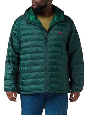 Levi's Presidio Packable Chaqueta ligera con capucha Hombre Ponderosa Pine (Verde) M -