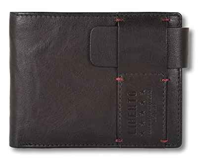 Liberto Porta Monedas. Cartera Hombre. Cartera para Hombre. Billetero Hombre. Tarjetero Tarjetas Credito. Cartera Piel Hombre. Regalo para Hombre 501375-02. 11x8.7x1 cm Color Marrón