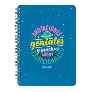Libreta A5 con pegatinas Mr. Wonderful