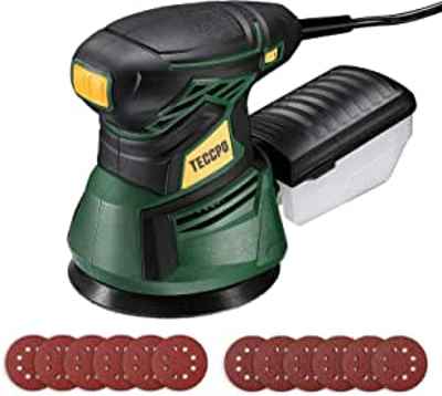 Lijadora orbital TECCPO con 12 lijas y 6 velocidades