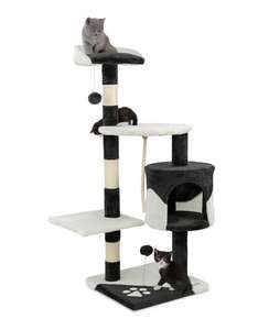 lionto Árbol rascador para Gatos Altura 112 cm,