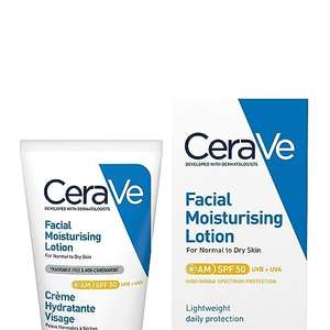 Loción hidratante facial de Cerave