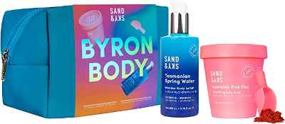 Lociones corporales Sand & Sky Byron Body Bundle para exfoliar y broncear