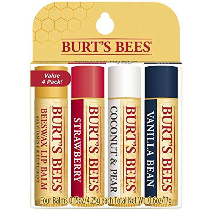 Lote bálsamos hidratantes 100 % natural Best of Burt's Bees